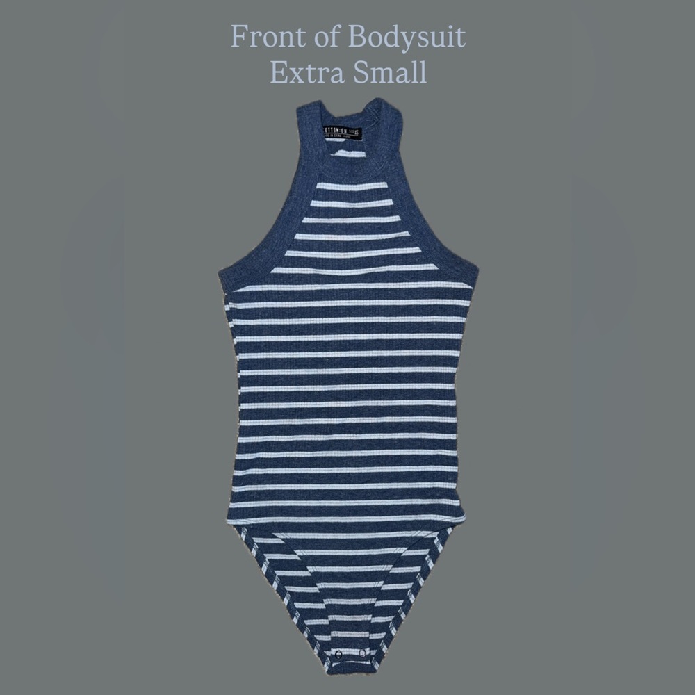 Cotton On Navy and White Striped One Piece